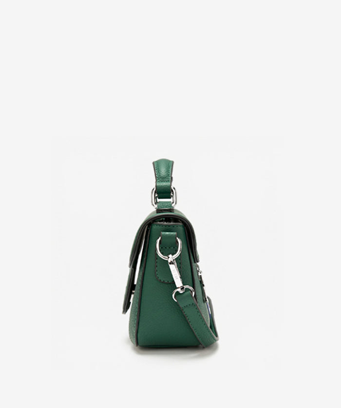 MLB Athletics Flap Crossbody Bag with Top Handle