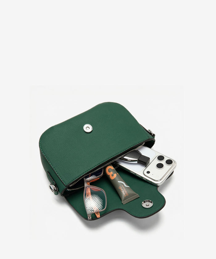 MLB Athletics Flap Crossbody Bag with Top Handle