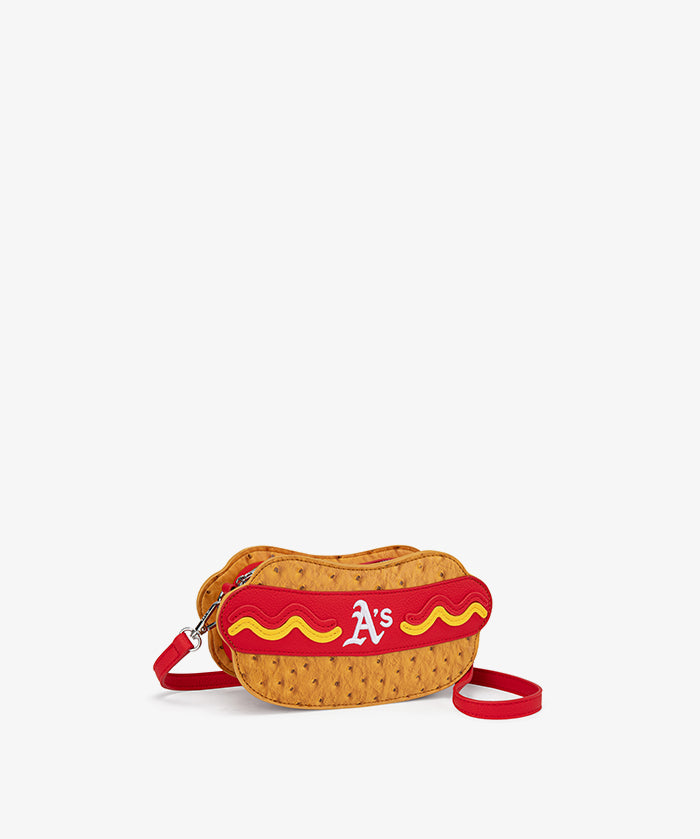 MLB Athletics Hot Dog Crossbody Bag