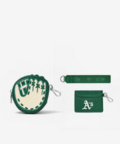 MLB Athletics Catcher’s Mitt Wristlet Set