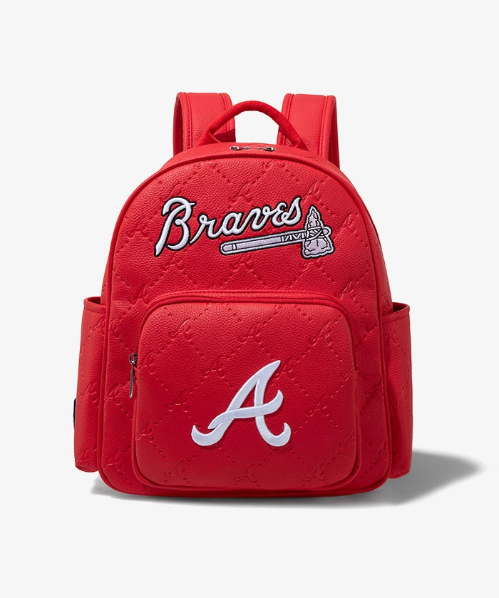 MLB Atlanta Braves Backpack with Embossed Pattern