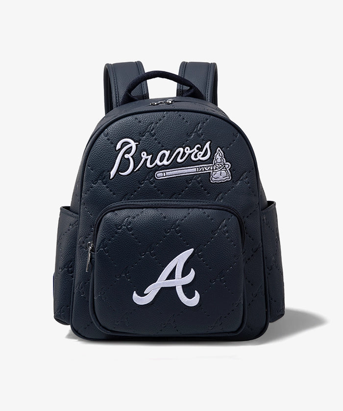 MLB Atlanta Braves Backpack with Embossed Pattern