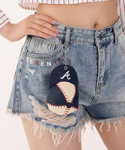 MLB Atlanta Braves Baseball Cap Coin Purse