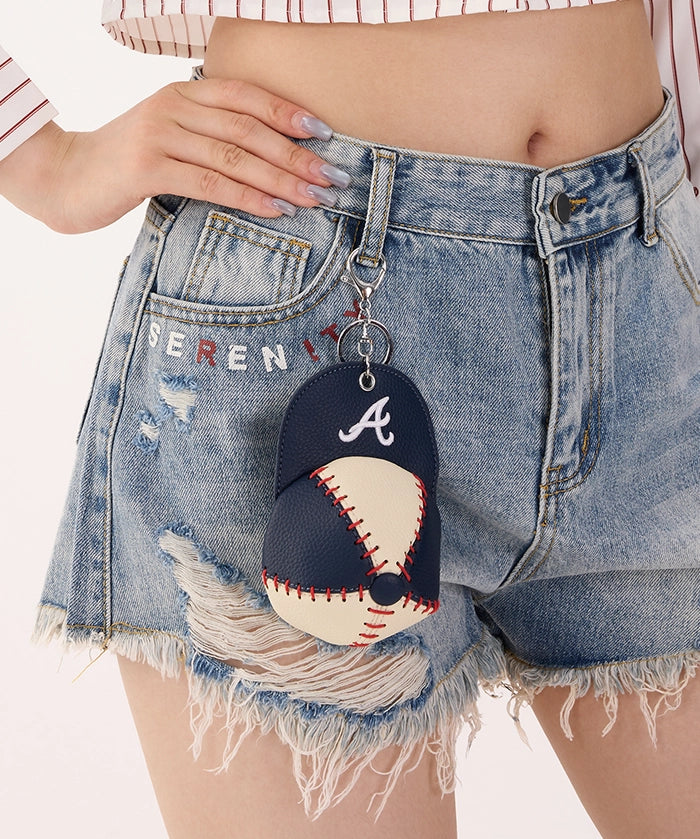 MLB Atlanta Braves Baseball Cap Coin Purse