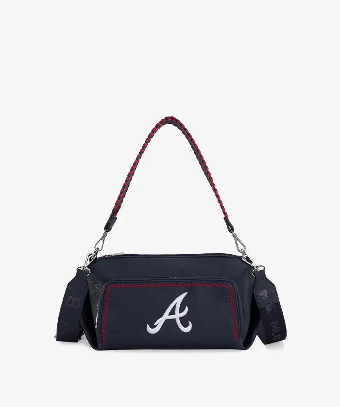 MLB Atlanta Braves Shoulder Bag with Crossbody Strap