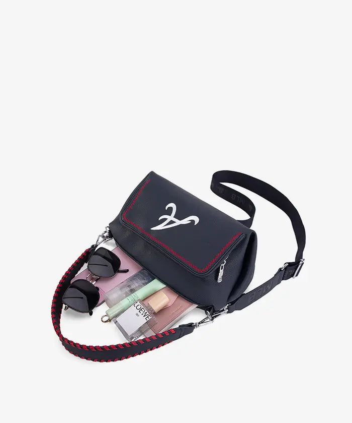 MLB Atlanta Braves Shoulder Bag with Crossbody Strap