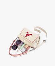 MLB Atlanta Braves Shoulder Bag with Crossbody Strap