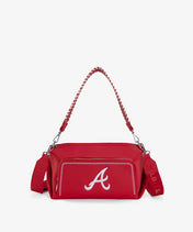 MLB Atlanta Braves Shoulder Bag with Crossbody Strap
