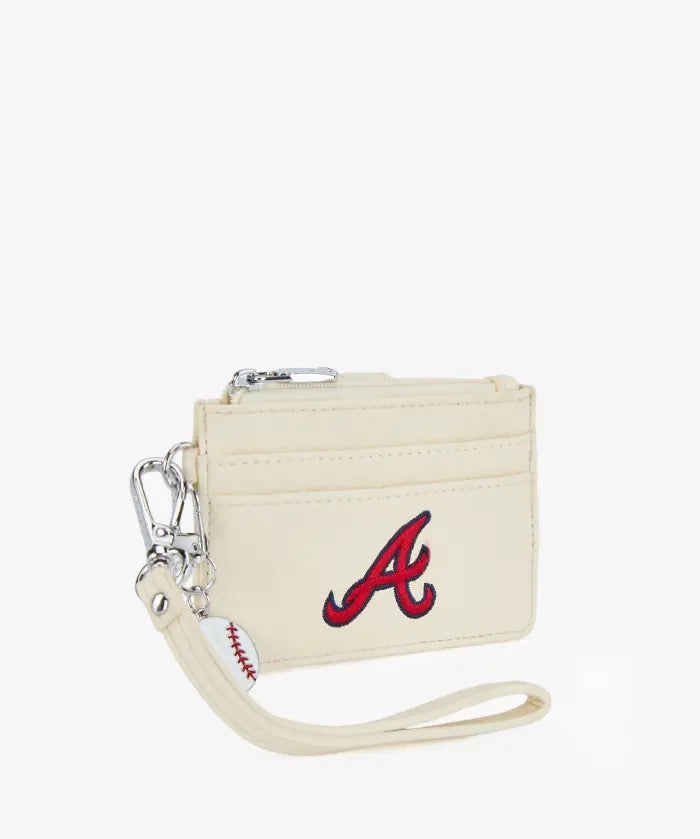 MLB Atlanta Braves Card Holder with Baseball Charm