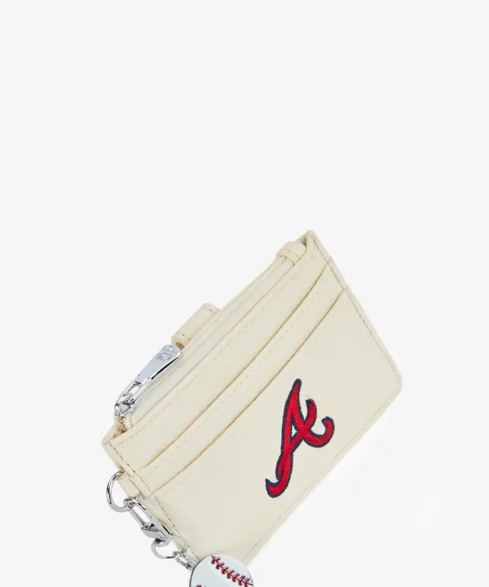 MLB Atlanta Braves Card Holder with Baseball Charm