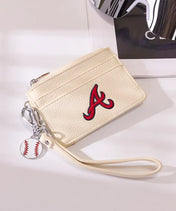 MLB Atlanta Braves Card Holder with Baseball Charm