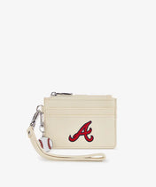 MLB Atlanta Braves Card Holder with Baseball Charm