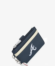MLB Atlanta Braves Card Holder with Baseball Charm