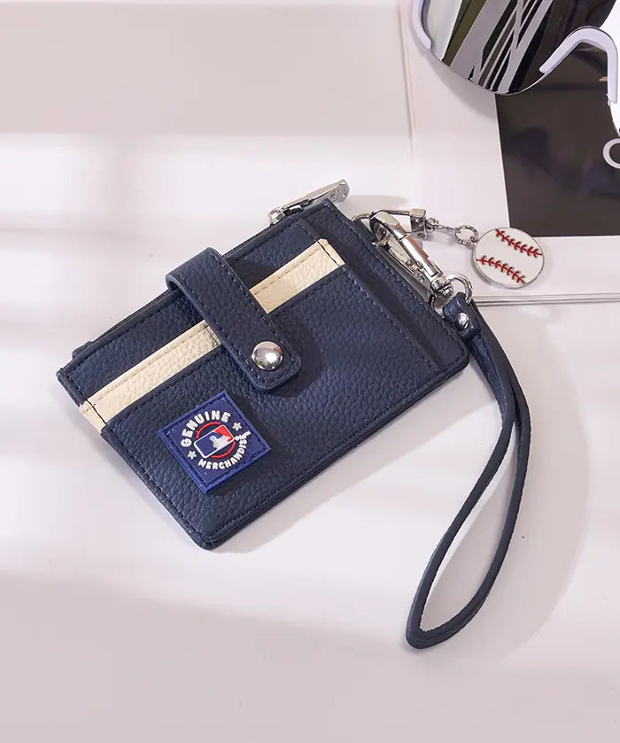 MLB Atlanta Braves Card Holder with Baseball Charm
