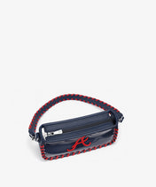 MLB Atlanta Braves Clear Bag with Baseball Stitch