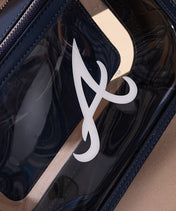 MLB Atlanta Braves Clear Crossbody Bag