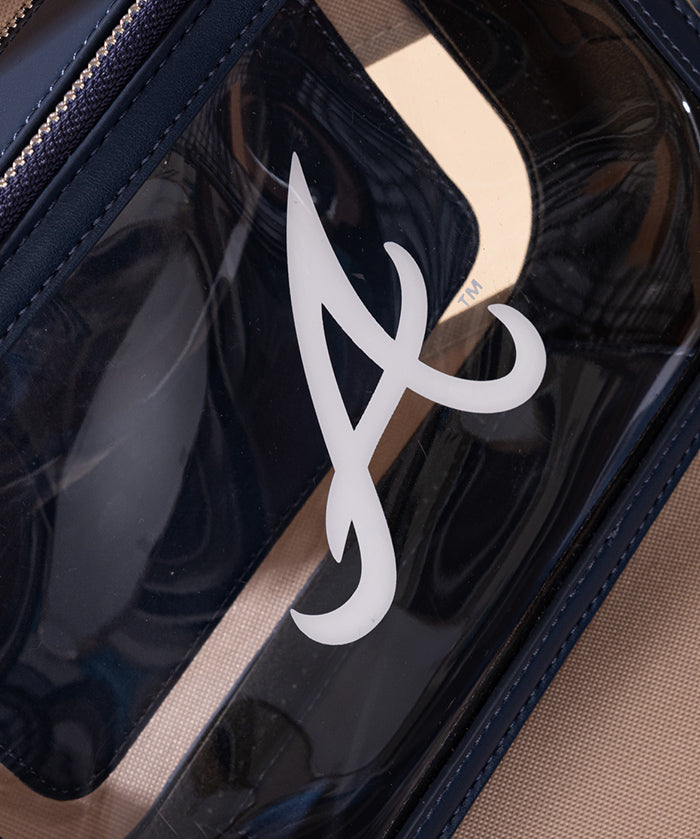 MLB Atlanta Braves Clear Crossbody Bag