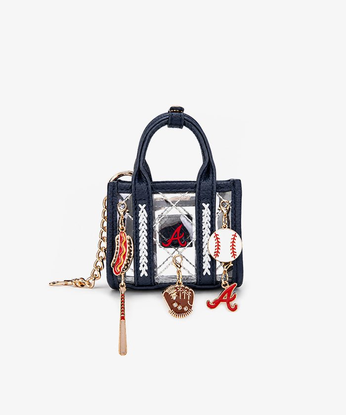 MLB Atlanta Braves Clear Mini Tote Bag Charm – Fastball