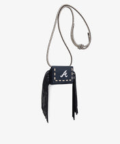 MLB Atlanta Braves Fringe Crossbody Card Holder