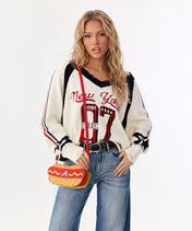 MLB Atlanta Braves Hot Dog Crossbody Bag
