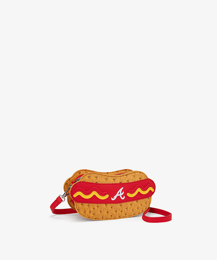 MLB Atlanta Braves Hot Dog Crossbody Bag