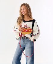 MLB Atlanta Braves Hot Dog Crossbody Bag