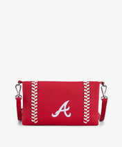MLB Atlanta Braves Leather Crossbody Purse