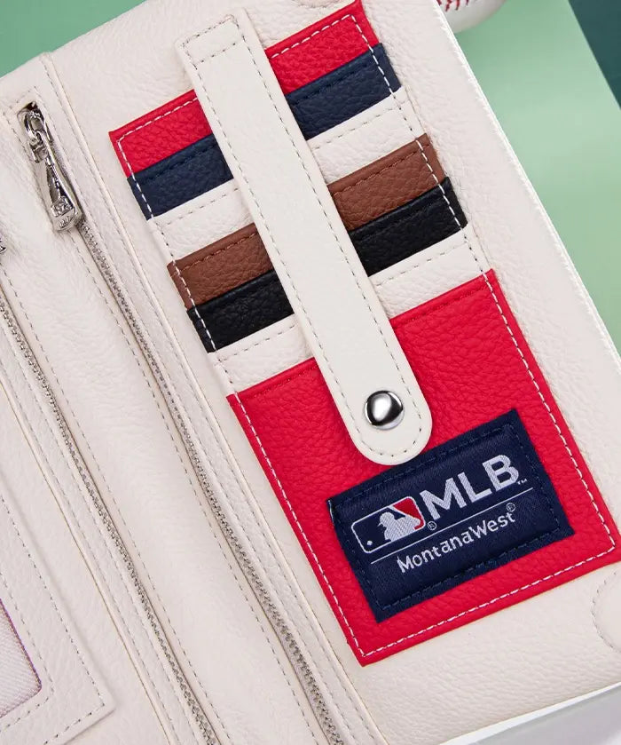MLB Atlanta Braves Leather Crossbody Purse
