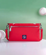 MLB Atlanta Braves Leather Crossbody Purse
