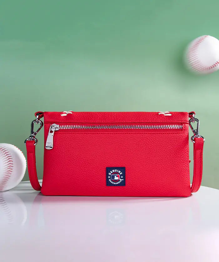 MLB Atlanta Braves Leather Crossbody Purse