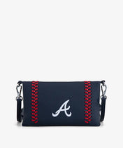 MLB Atlanta Braves Leather Crossbody Purse