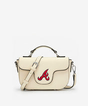 MLB Atlanta Braves Flap Crossbody Bag with Top Handle