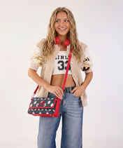 MLB Atlanta Braves Star Field Flap Crossbody