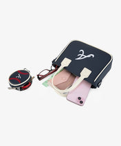 MLB Atlanta Braves Tote Bag with Baseball Coin Pouch