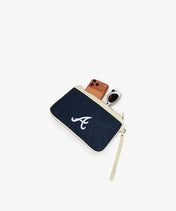 MLB Atlanta Braves Tote Bag with Wristlet Wallet