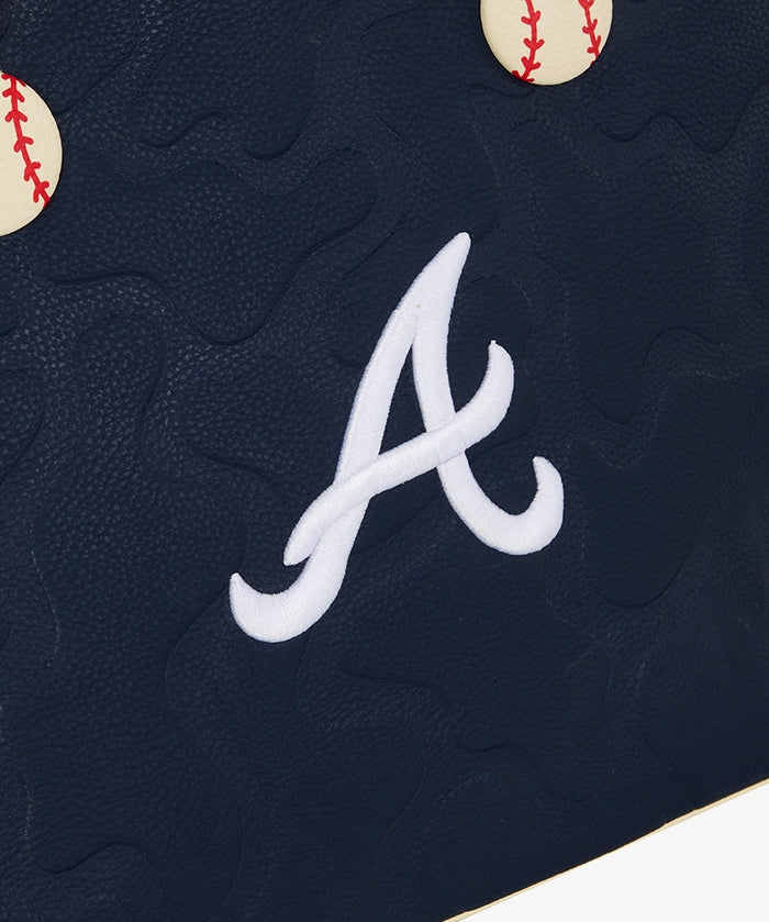 MLB Atlanta Braves Tote Bag with Wristlet Wallet