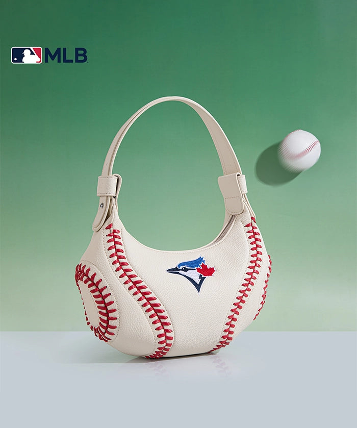 MLB Toronto Blue Jays Hobo Bag With Baseball Seams