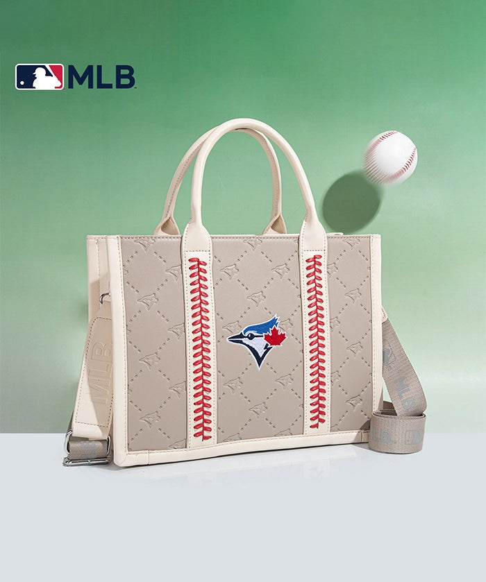 MLB Toronto Blue Jays Tote Bag with Baseball Stitch