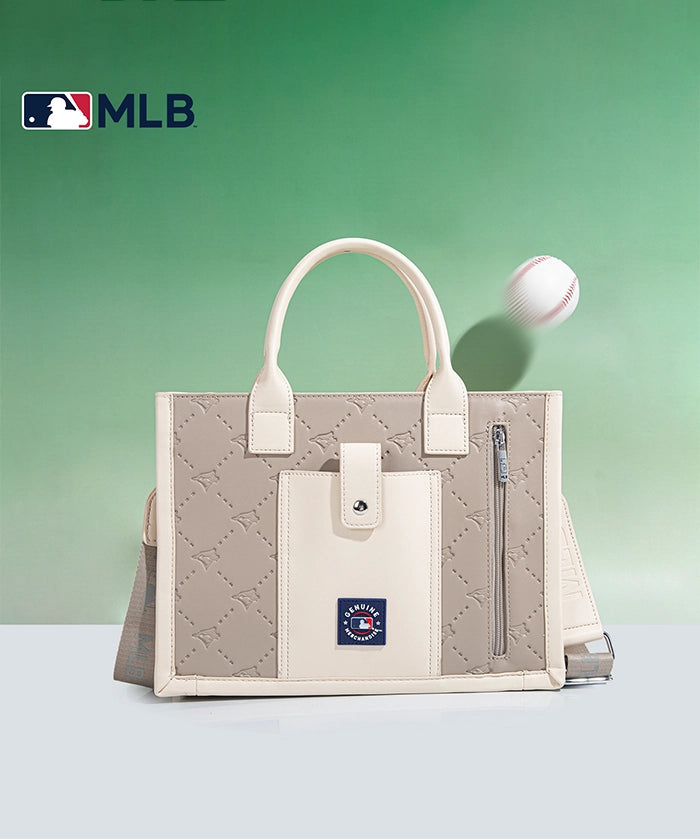 MLB Toronto Blue Jays Tote Bag with Baseball Stitch