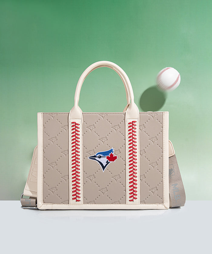 MLB Toronto Blue Jays Tote Bag with Baseball Stitch