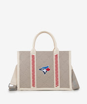 MLB Toronto Blue Jays Tote Bag with Baseball Stitch