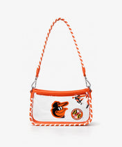MLB Baltimore Orioles Clear Bag with Baseball Stitch
