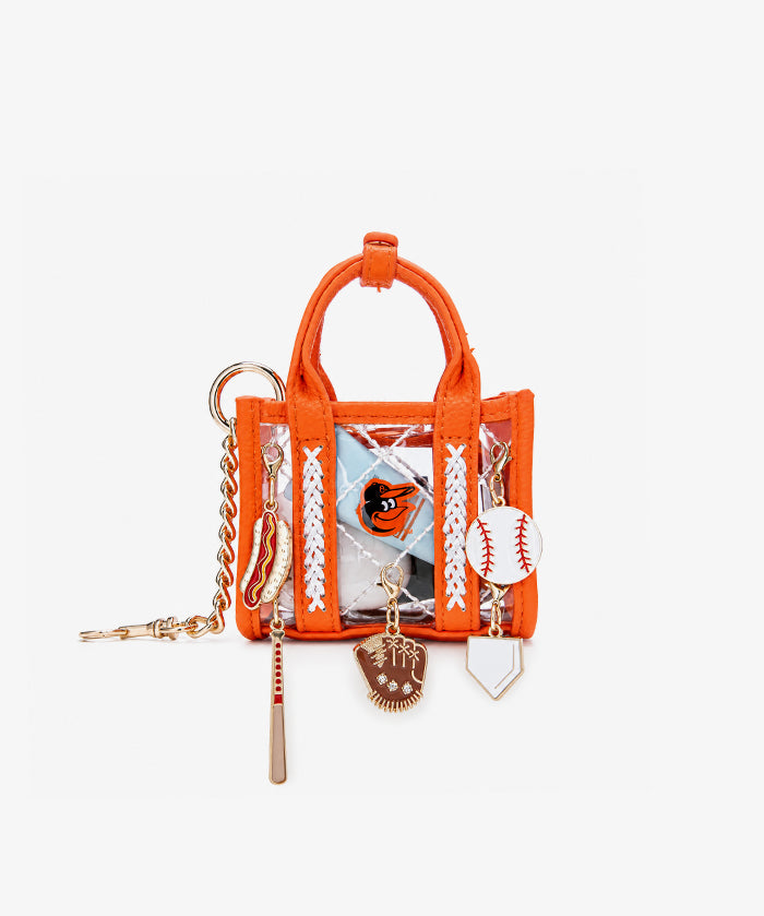 MLB Baltimore Orioles Clear Mini Tote Bag Charm – Fastball