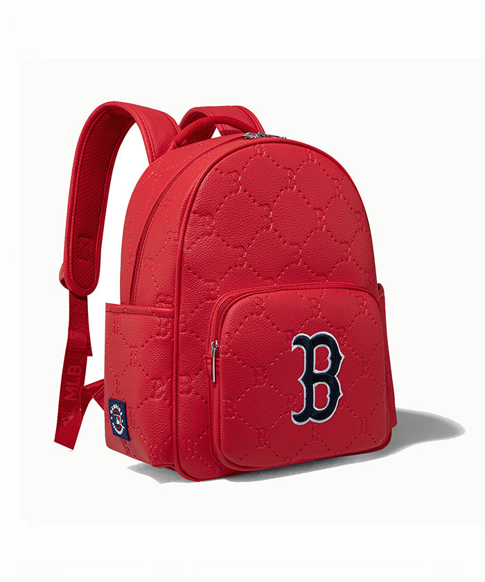 MLB Boston Red Sox Backpack with Embossed Pattern