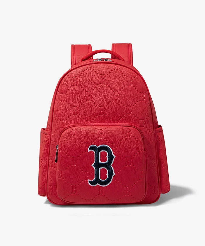 MLB Boston RED Sox Backpack with Embossed Pattern