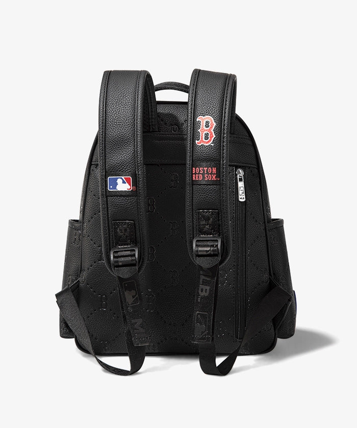 boston red sox leather backpack Loungefly Patches Mini Add this Loungefly mini backpack to your collection and be fully prepared with everything you need at all times Boston Red Sox Black Genuine