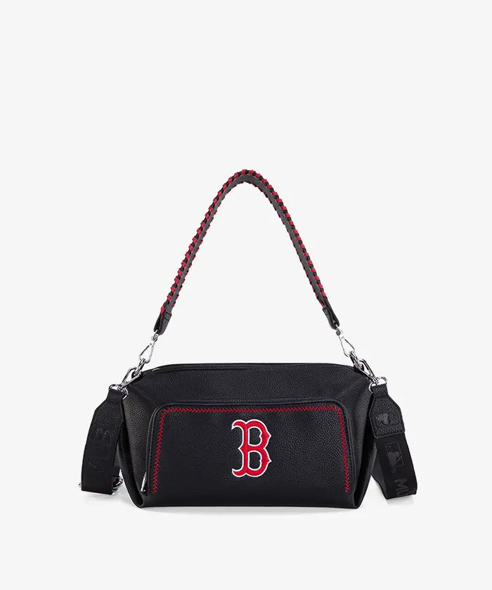 MLB Boston Red Sox Shoulder Bag with Crossbody Strap