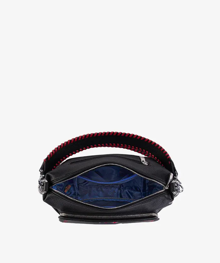 MLB Boston Red Sox Shoulder Bag with Crossbody Strap