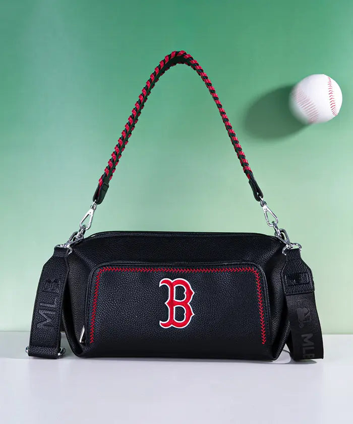 MLB Boston Red Sox Shoulder Bag with Crossbody Strap
