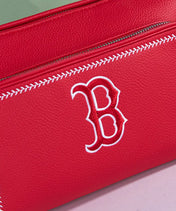 MLB Boston Red Sox Shoulder Bag with Crossbody Strap